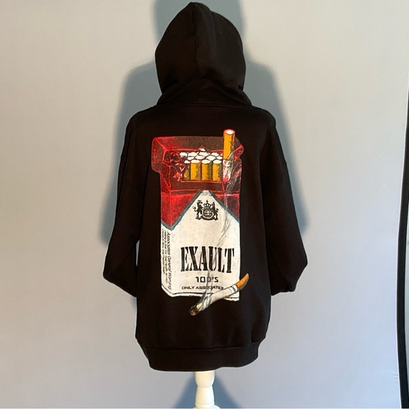 Other - HATE KILLS CIGARETTE Y2K Streetwear Edgy Grunge Skater Counterculture Hoodie